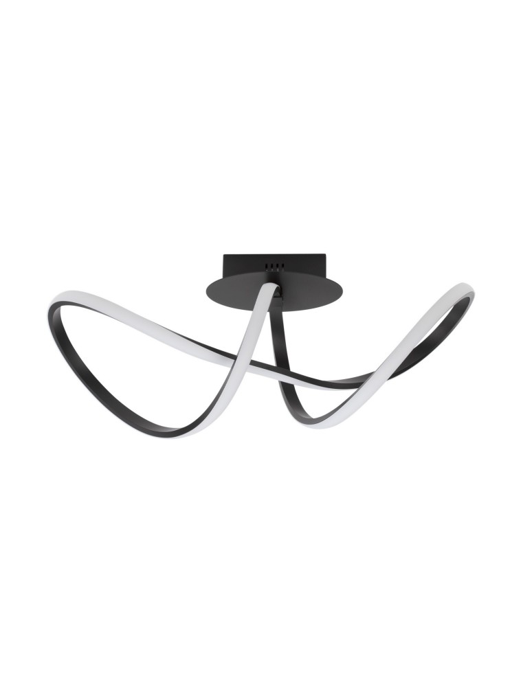 Lampy sufitowe - Luces Exclusivas CHIAPAS Sufitowa Nowoczesna czarny 1xLED max 23W 3000K LE42836 - produkt kolory-swiatla.pl 1