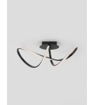 Lampy sufitowe - Luces Exclusivas CHIAPAS Sufitowa Nowoczesna czarny 1xLED max 23W 3000K LE42836 - produkt 2