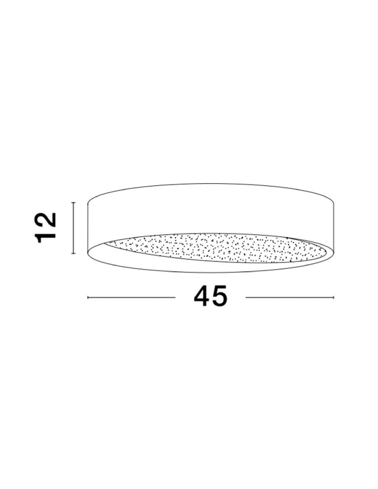 Lampy sufitowe - Luces Exclusivas MUZQUIZ Sufitowa Nowoczesna biały 1xLED max 30W 3000K LE42841 - product kolory-swiatla.pl 3