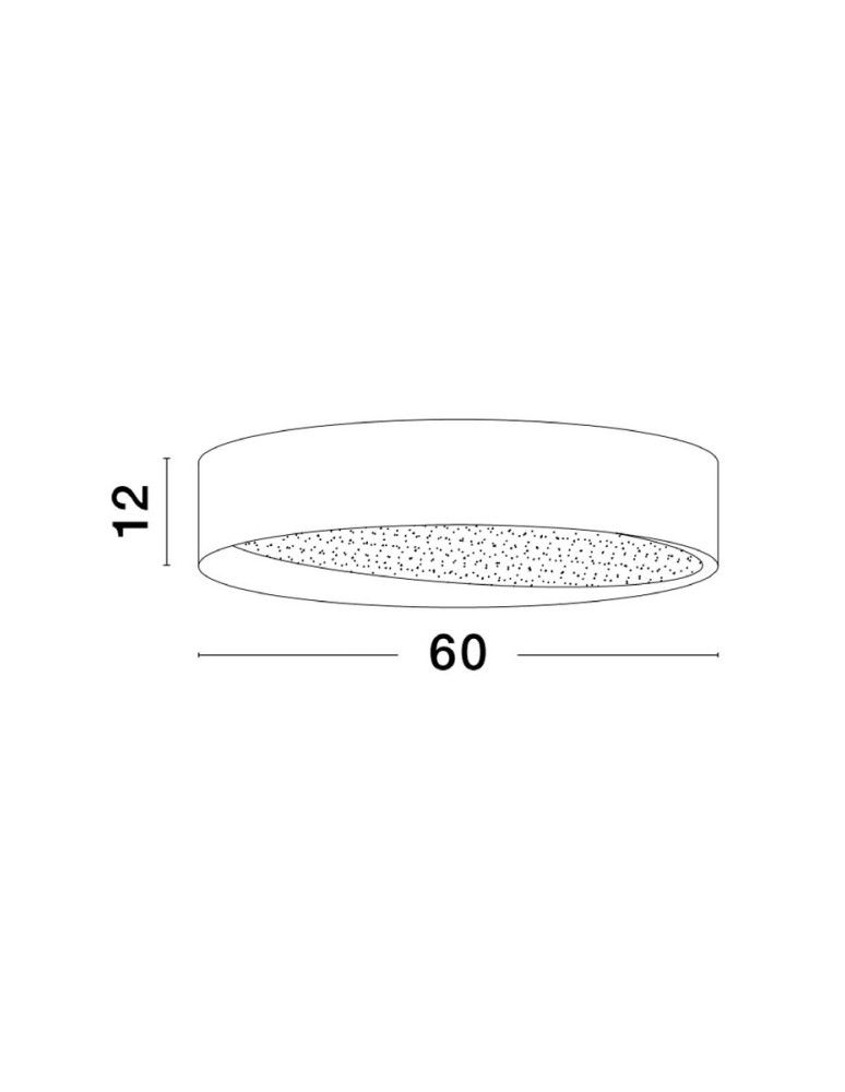 Lampy sufitowe - Luces Exclusivas MUZQUIZ Sufitowa Nowoczesna biały 1xLED max 60W 3000K LE42842 - produkt kolory-swiatla.pl 2