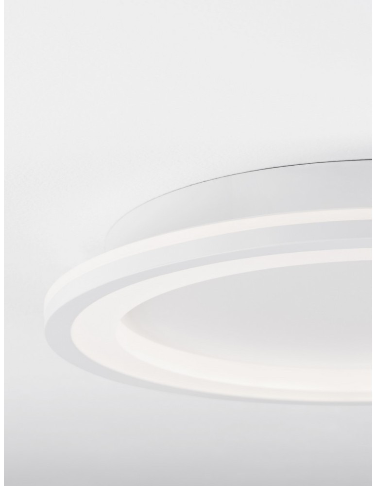 Lampy sufitowe - Luces Exclusivas SABINAS Sufitowa Nowoczesna biały 1xLED max 30W 3000K LE42843 - produkt kolory-swiatla.pl 2
