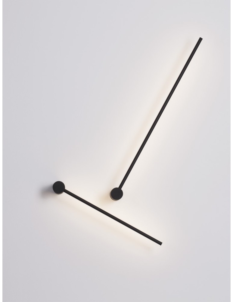 Kinkiety - Luces Exclusivas TECOMAN Ścienna Nowoczesna czarny 1xLED max 25W 3000K LE42850 - produkt kolory-swiatla.pl 2
