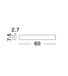 Kinkiety - Luces Exclusivas DURANGO Ścienna Nowoczesna czarny 1xLED max 22W 3000K LE42852 - produkt 4