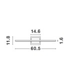 Kinkiety - Luces Exclusivas HIDALGO Ścienna Nowoczesna biały 1xLED max 12,5W 3000K LE42864 - product 3