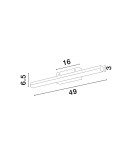 Kinkiety - Luces Exclusivas OCOTLAN Ścienna Nowoczesna czarny 1xLED max 12W 3000K LE42872 - produkt 3