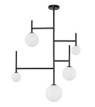 Lampy sufitowe - Luces Exclusivas URUAPAN Sufitowa Nowoczesna czarny 5xG9 max 25W LE42883 - produkt 1