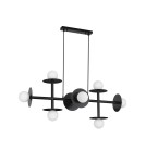 Lampy wiszące - Luces Exclusivas URUAPAN Wisząca Nowoczesna czarny 8xG9 max 40W LE42885 - produkt 1