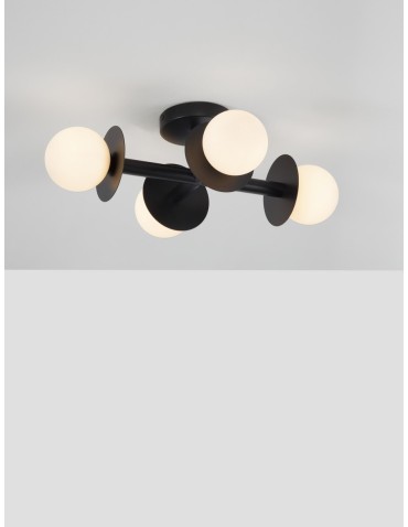 Luces Exclusivas URUAPAN Sufitowa Nowoczesna czarny 4xG9 max 20W LE42887 - produkt 2