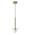 Lampy wiszące - Luces Exclusivas URUAPAN Wisząca Nowoczesna złoty i odcienie złota 1xG9 max 5W LE42891 - produkt 1