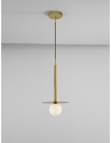Luces Exclusivas URUAPAN Wisząca Nowoczesna złoty i odcienie złota 1xG9 max 5W LE42891 - produkt 2