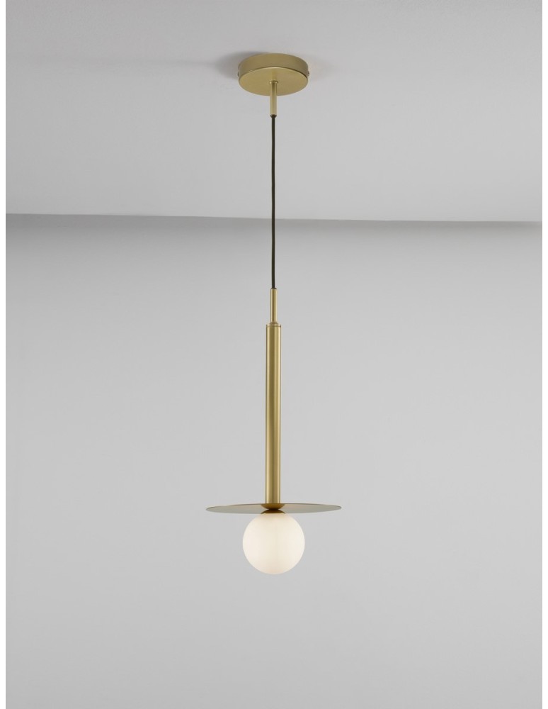 Lampy wiszące - Luces Exclusivas URUAPAN Wisząca Nowoczesna złoty i odcienie złota 1xG9 max 5W LE42891 - produkt kolory-swiatla.pl 2