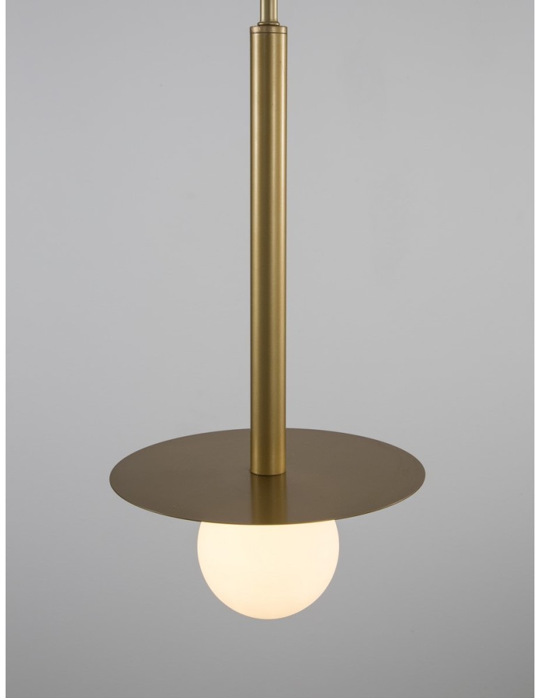 Lampy wiszące - Luces Exclusivas URUAPAN Wisząca Nowoczesna złoty i odcienie złota 1xG9 max 5W LE42891 - produkt kolory-swiatla.pl 3