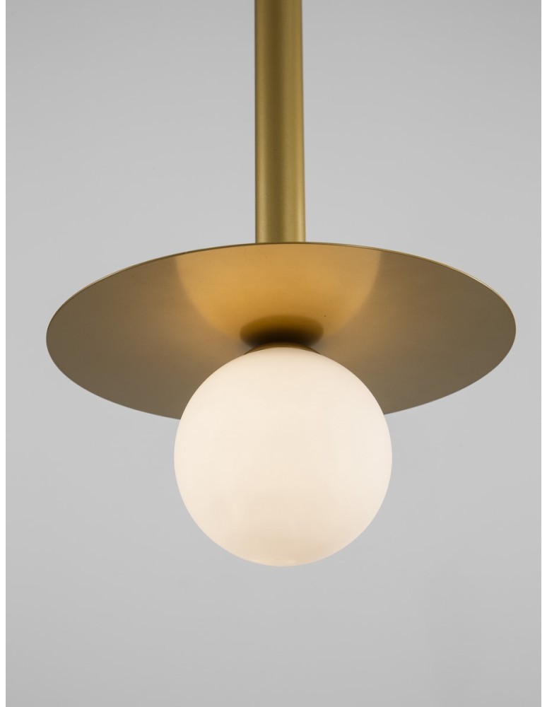 Lampy wiszące - Luces Exclusivas URUAPAN Wisząca Nowoczesna złoty i odcienie złota 1xG9 max 5W LE42891 - produkt kolory-swiatla.pl 4