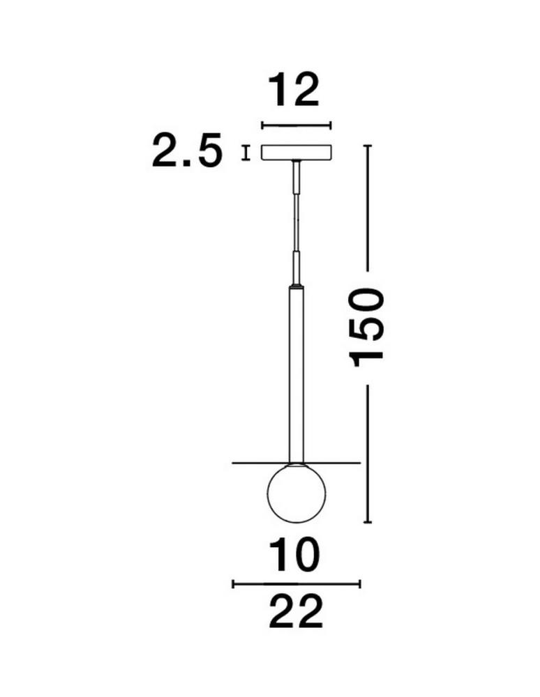 Lampy wiszące - Luces Exclusivas URUAPAN Wisząca Nowoczesna złoty i odcienie złota 1xG9 max 5W LE42891 - produkt kolory-swiatla.pl 5