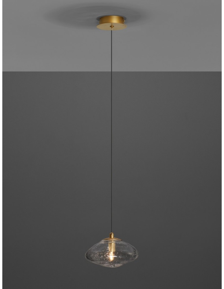 Luces Exclusivas NAYARIT Wisząca Nowoczesna złoty i odcienie złota 1xG9 max 5W LE42897