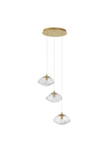 Luces Exclusivas NAYARIT Wisząca Nowoczesna złoty i odcienie złota 3xG9 max 15W LE42900