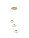 Luces Exclusivas NAYARIT Wisząca Nowoczesna złoty i odcienie złota 3xG9 max 15W LE42900