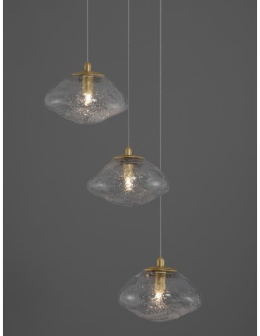 Luces Exclusivas NAYARIT Wisząca Nowoczesna złoty i odcienie złota 3xG9 max 15W LE42900 - produkt 2