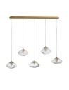 Luces Exclusivas NAYARIT Wisząca Nowoczesna złoty i odcienie złota 5xG9 max 25W LE42902