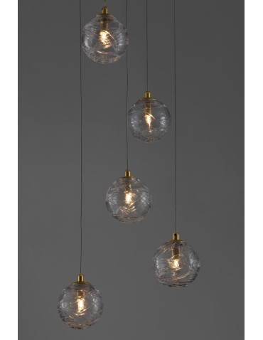 Luces Exclusivas CABRAL Wisząca Nowoczesna złoty i odcienie złota 5xG9 max 25W LE42903 - produkt 2