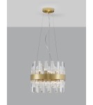 Lampy wiszące - Luces Exclusivas CHOLULA Wisząca Nowoczesna złoty i odcienie złota 5xG9 max 25W LE42907 - produkt 2