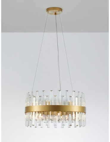 Luces Exclusivas CHOLULA Wisząca Nowoczesna złoty i odcienie złota 6xG9 max 35W LE42908 - produkt 2