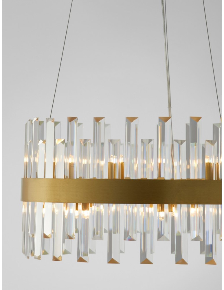Lampy wiszące - Luces Exclusivas CHOLULA Wisząca Nowoczesna złoty i odcienie złota 6xG9 max 35W LE42908 - product kolory-swiatla.pl 3