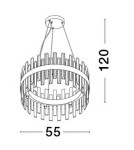 Lampy wiszące - Luces Exclusivas CHOLULA Wisząca Nowoczesna złoty i odcienie złota 6xG9 max 35W LE42908 - product 4