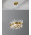 Lampy wiszące - Luces Exclusivas CHOLULA Wisząca Nowoczesna złoty i odcienie złota 10xG9 max 50W LE42909 - produkt 3