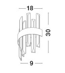 Kinkiety - Luces Exclusivas CHOLULA Ścienna Nowoczesna złoty i odcienie złota 1xG9 max 5W LE42910 - product 3