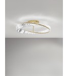 Lampy sufitowe - Luces Exclusivas BAUTA Sufitowa Nowoczesna złoty i odcienie złota 1xLED max 36W 3500K LE42911 - produkt 2