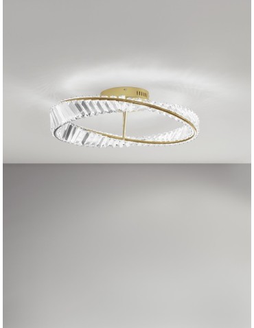 Luces Exclusivas BAUTA Sufitowa Nowoczesna złoty i odcienie złota 1xLED max 36W 3500K LE42911 - produkt 2