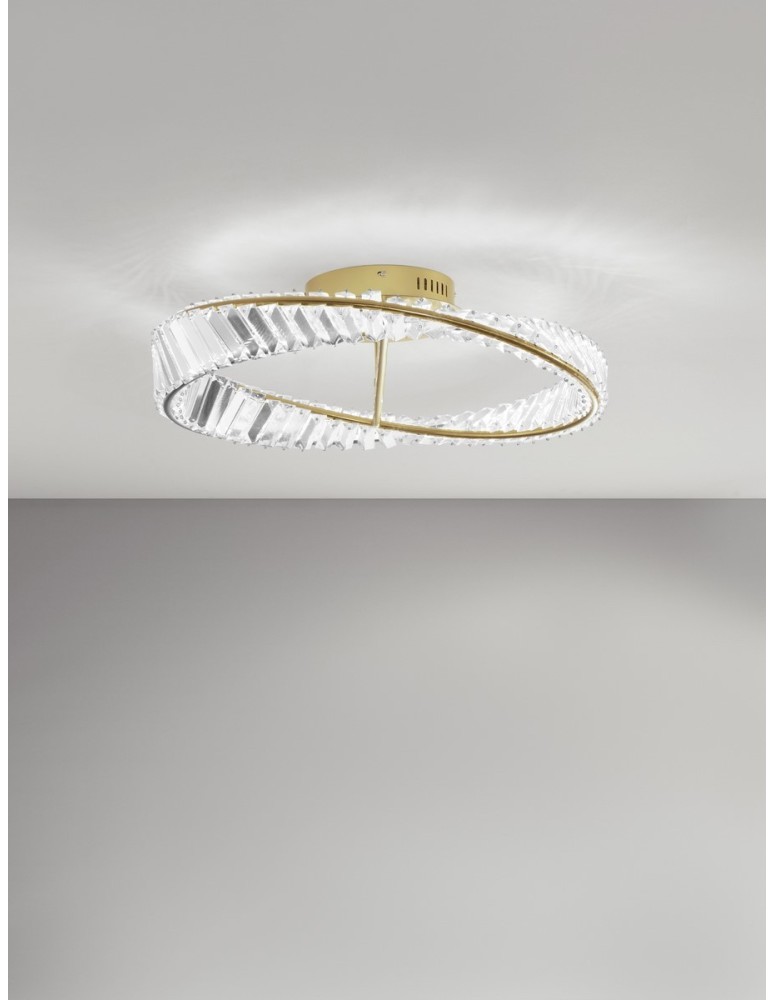 Lampy sufitowe - Luces Exclusivas BAUTA Sufitowa Nowoczesna złoty i odcienie złota 1xLED max 36W 3500K LE42911 - produkt kolory-swiatla.pl 2