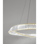 Lampy wiszące - Luces Exclusivas BAUTA Wisząca Nowoczesna złoty i odcienie złota 1xLED max 45W 3500K LE42913 - produkt 2