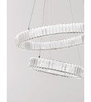 Lampy wiszące - Luces Exclusivas BAUTA Wisząca Nowoczesna srebrny i odcienie srebra 1xLED max 46W 3500K LE42917 - product 2