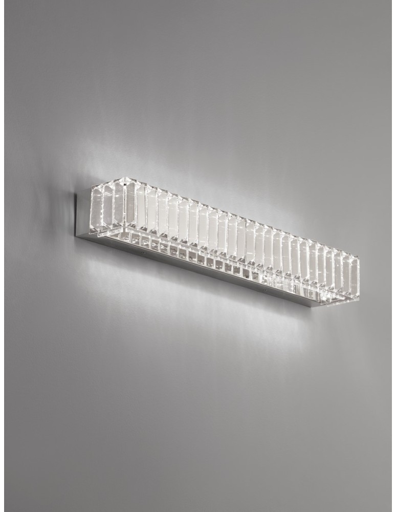 Kinkiety - Luces Exclusivas BAUTA Ścienna Nowoczesna srebrny i odcienie srebra 1xLED max 19W 3500K LE42920 - product kolory-swiatla.pl 2