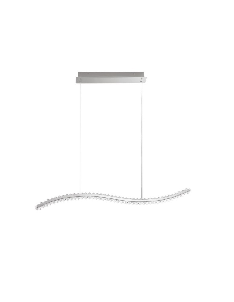 Lampy wiszące - Luces Exclusivas BAUTA Wisząca Nowoczesna srebrny i odcienie srebra 1xLED max 40W 3500K LE42921 - produkt kolory-swiatla.pl 1