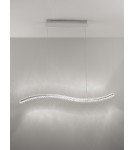 Lampy wiszące - Luces Exclusivas BAUTA Wisząca Nowoczesna srebrny i odcienie srebra 1xLED max 40W 3500K LE42921 - produkt 2