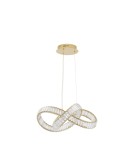 Lampy wiszące - Luces Exclusivas SINALOA Wisząca Nowoczesna złoty i odcienie złota 1xLED max 50W 3500K LE42922 - product 1