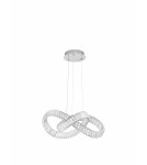 Lampy wiszące - Luces Exclusivas SINALOA Wisząca Nowoczesna srebrny i odcienie srebra 1xLED max 50W 3500K LE42923 - product 1