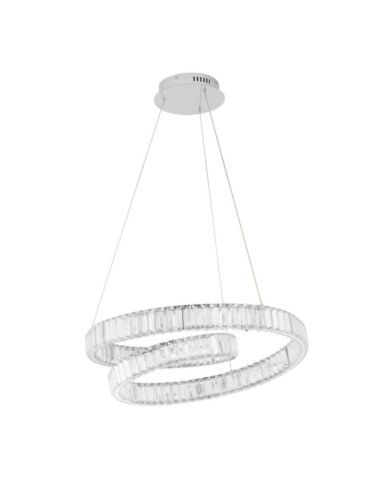 Lampy wiszące - Luces Exclusivas SINALOA Wisząca Nowoczesna srebrny i odcienie srebra 1xLED max 50W 3500K LE42924 - produkt kolory-swiatla.pl 1