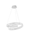 Luces Exclusivas SINALOA Wisząca Nowoczesna srebrny i odcienie srebra 1xLED max 50W 3500K LE42924