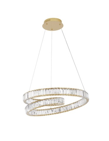 Luces Exclusivas SINALOA Wisząca Nowoczesna złoty i odcienie złota 1xLED max 50W 3500K LE42925
