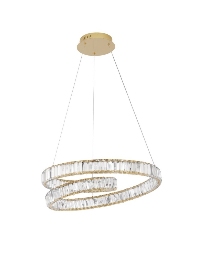 Lampy wiszące - Luces Exclusivas SINALOA Wisząca Nowoczesna złoty i odcienie złota 1xLED max 50W 3500K LE42925 - produkt kolory-swiatla.pl 1