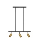 Lampy wiszące - Luces Exclusivas CAYES Wisząca Nowoczesna czarny 3xGU10 max 10W LE42926 - produkt 1