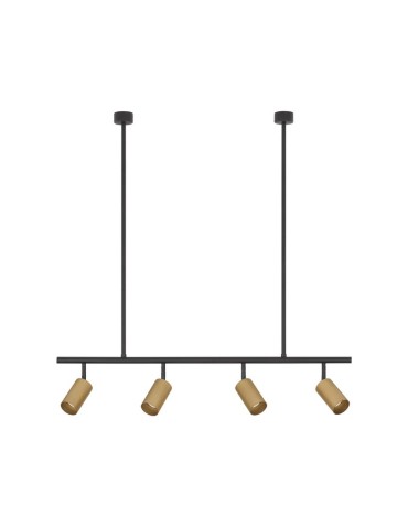 Luces Exclusivas CAYES Wisząca Nowoczesna czarny 4xGU10 max 10W LE42927