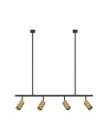 Luces Exclusivas CAYES Wisząca Nowoczesna czarny 4xGU10 max 10W LE42927