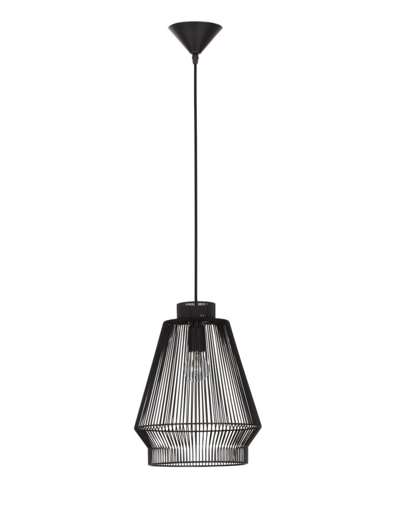 Lampy wiszące pojedyncze - Luces Exclusivas GUAYMAS Wisząca Nowoczesna czarny 1xE27 max 12W LE42928 - produkt kolory-swiatla.pl 1