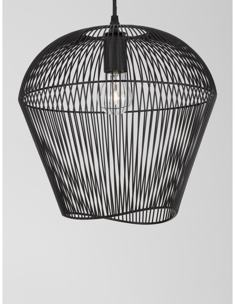 Lampy wiszące pojedyncze - Luces Exclusivas GUAYMAS Wisząca Nowoczesna czarny 1xE27 max 12W LE42929 - product kolory-swiatla.pl 2