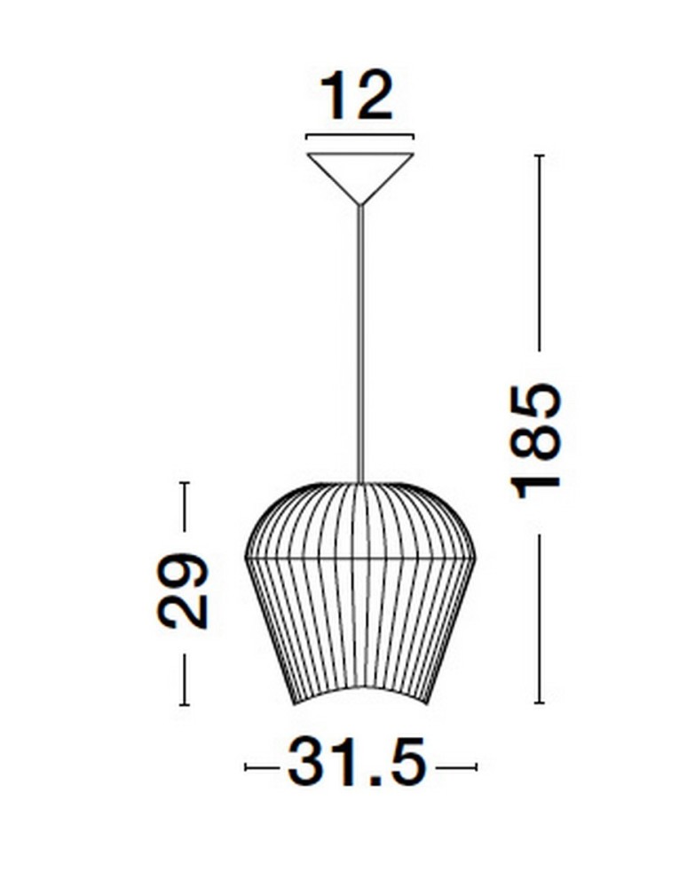 Lampy wiszące pojedyncze - Luces Exclusivas GUAYMAS Wisząca Nowoczesna czarny 1xE27 max 12W LE42929 - product kolory-swiatla.pl 3